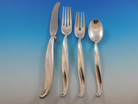 Swan Lake by International Sterling Silver Flatware Set Service 28 pieces