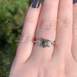 Platinum 1.28 Carat GIA Genuine Natural Alexandrite and Diamond Ring (#J6505)