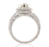 18k 1.55 Carat Genuine Diamond Engagement Ring with GIA Report 2.55cttw (#J6741)
