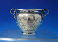 Lotus by Peter Krider Sterling Silver Salt Dip Master Pair #149 c.1860 (#6121)