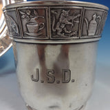 Nursery Rhyme by Gorham Sterling Silver Child's Set 2pc Cup and Plate (#0875)