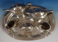 Orchid by International Sterling Silver Tea Set 6pc (#0881)