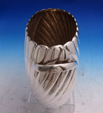 Fratelli Cacchione Modernistic Italian Sterling Silver Vase Two-Handle (#8701)