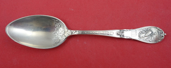 Zodiac By Gorham Sterling Silver Teaspoon "Scorpio" October 5 7/8"