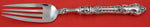 Meadow Rose by Wallace Sterling Silver Buffet Fork HH AS unusual 10"