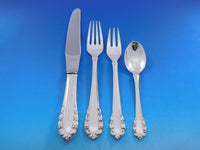Lily of the Valley by Georg Jensen Sterling Silver Flatware Set Service 82 pcs