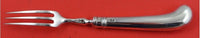 Rat Tail English Sterling Silver Fruit Fork HH AS with Smooth Pistol Handle 6"