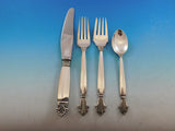 Acanthus by Georg Jensen Wendell Sterling Silver Flatware Set 12 Service 171 pcs