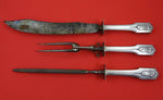 Adam by Shreve Sterling Silver Roast Carving Set 3-pc knife 14 1/2" fork 11 1/2"