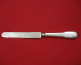 Norman Hammered by Shreve Sterling Silver Dinner Knife Engraved "H" Mono 10 1/8"