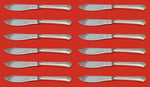 Chippendale by Towle Sterling Silver Fish Knife Custom Set 12 pieces 8 1/4"