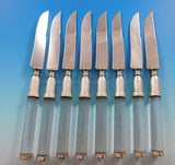 Porter Blanchard Sterling Silver & Lucite Flatware Set Service 43 Pieces Modern