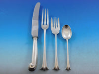 English Onslow by Worcester Sterling Silver Dinner Flatware Set Service 59 pcs