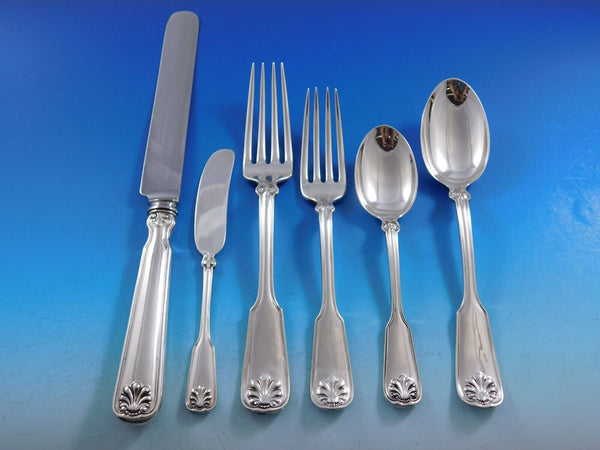 Shell and Thread by Tiffany Sterling Silver Flatware Set 12 Service 72 pc Dinner