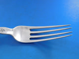Lap Over Edge Acid Etched by Tiffany Sterling Dinner Fork Ivy Leaves Bug 7 7/8"