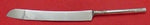Aegean Weave Plain by Wallace Sterling Silver Wedding Cake Knife HHWS Orig 12"