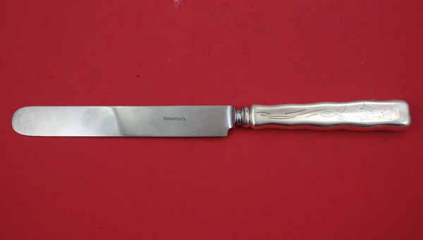 Lap Over Edge Plain by Tiffany & Co. Sterling Dinner Knife w/fish design 10 1/4"