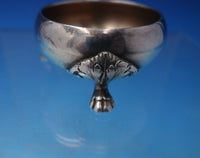 Bougainville by Hacker and Hermann Silverplate Salt Dip with Spoon Set (#5068)