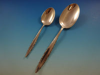 Lace Point by Lunt Sterling Silver Flatware Set For 8 Service 37 Pieces