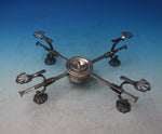 Augustin Lesage English Georgian Sterling Silver Warming Stand w/ Burner (#5703)