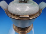 Jade by Edward Farmer Urn Light Vermeil Sterling Fittings Jade Elephant (#7950)