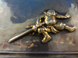 Mixed Metals by Whiting Business Card Case Japanesque Fish Figural (#246863)
