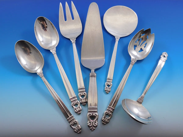 Royal Danish by International Sterling Silver Essential Serving Set Large 7-pc