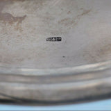 Egyptian Silver Hand Engraved Figural and Hieroglyphic Cookie Plate (#4296)