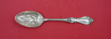 Queen Elizabeth I by Towle Sterling Berry Spoon hand chased w/ fruit 8 1/2"