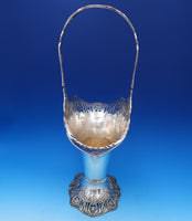 J.E. Caldwell Sterling Silver Flower Basket #5663/47 20" x 11" 49.7 ozt. (#7629)