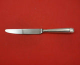 CW Fletcher English Estate Sterling Silver Dinner Knife with Shell Handle 9 5/8"