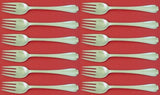 Flemish by Tiffany & Co. Sterling Silver Fish Fork Set of 12 pcs 7 1/8"