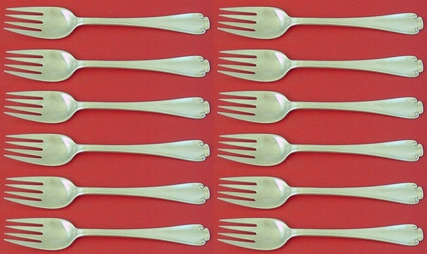 Flemish by Tiffany & Co. Sterling Silver Fish Fork Set of 12 pcs 7 1/8"