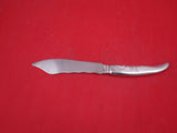 Lap Over Edge Acid Etched by Tiffany Sterling Fish Knife HHAS w/bird & cattails