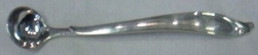 Sculptured Beauty by International Sterling Silver Mustard Ladle Custom 4 3/4"