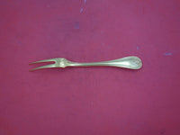 Malmaison Vermeil by Christofle Silverplate Cold Cut Fork 2-tine 6 5/8" Gold