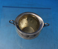 Lotus by Peter Krider Sterling Silver Salt Dip Master Pair #149 c.1860 (#6121)