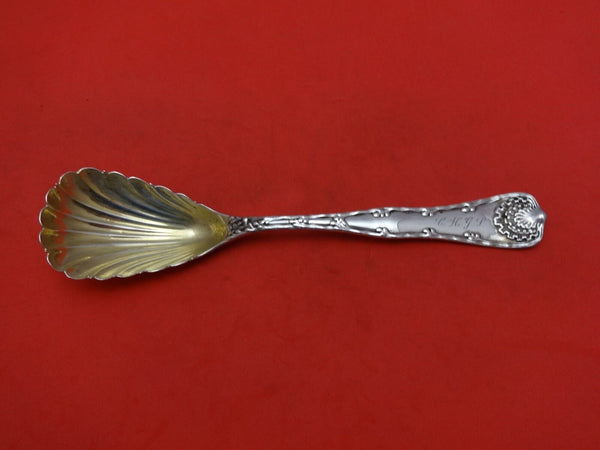 Wave Edge by Tiffany & Co. Sterling Preserve Spoon Gold Washed Shell Bowl 7 1/8"