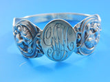 Cupid Sunbeams by Unger Sterling Silver Napkin Ring  1 7/8" x 1 7/8"  original