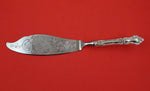 Meadow Rose by Wallace Sterling Silver Fish Server HH WS engraved blade 11"