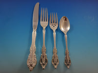 Mediterranea by Oneida Sterling Silver Flatware Set For 12 Service 64 Pieces