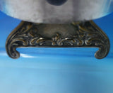 Levi and Salaman English Estate Sterling Silver Box Winged Cherubs Insert #6069