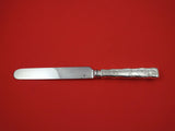 Lap Over Edge Acid Etched By Tiffany Sterling Dinner Knife w/ waves 10 3/4"