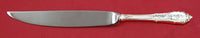 Rose Point by Wallace Sterling Silver Steak Knife Not Serrated Custom 8"