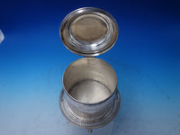 H.A. English Silverplate Biscuit Box Bun Warmer Pierced Engraved (#6002)
