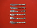 Wild Rose by International Sterling Silver Trout Knife Set 6pc. Custom 7 1/2"