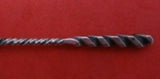 Square Twist #5 by Whiting Sterling Silver Salt Spoon Gold Washed 2 1/2"