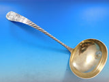 Earle by Frank Smith Sterling Silver Soup Ladle Gold Washed 12 1/2" Serving