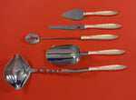 Lace Point by Lunt Sterling Silver Cocktail Party Bar Serving Set Custom Made