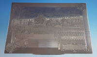 Asprey Sterling Silver Humidor Box Finely Engraved (#1569) Exceptional!